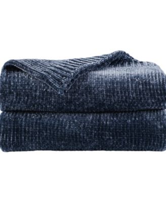 Lifestyle Solid Woven Micro Chenille Throw, 51" x 67"