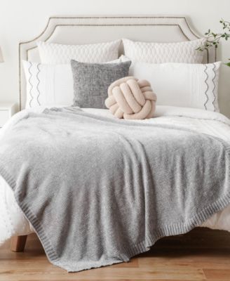 Lifestyle Solid Woven Micro Chenille Throw, 51" x 67"