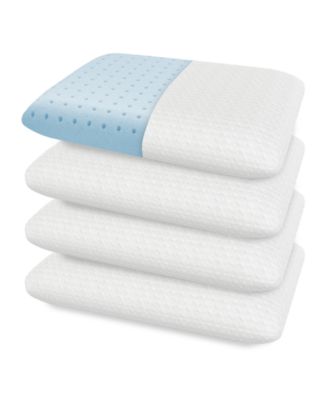 BodiPEDIC Classics Gel Support Conventional 4 Pack Pillows, Standard ...