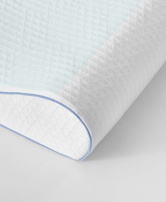 Cooling Gel Overlay Memory Foam Pillow, Contour