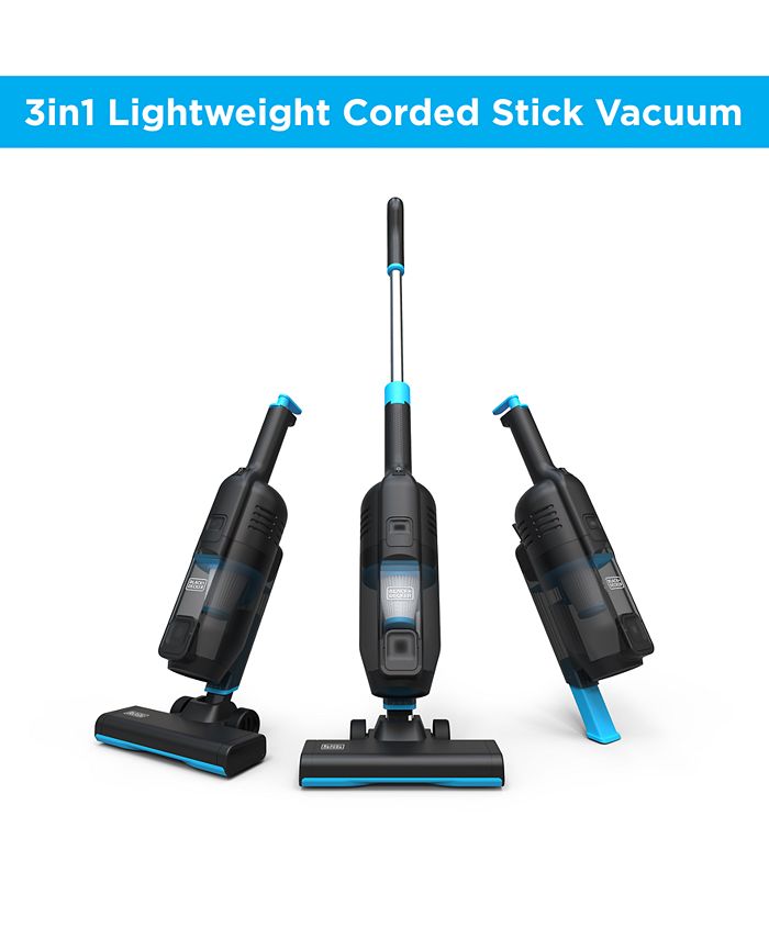 Black & Decker Corded 3-in-1 Convertible Upright Vacuum