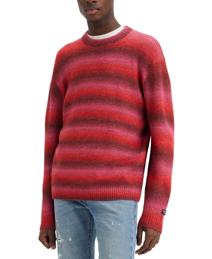 Levi's Men's Premium Crewneck Stripe Sweater - Macy's