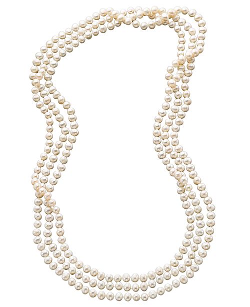 Macy S 100 Cultured Freshwater Pearl Endless Strand Necklace 7 8mm Reviews Necklaces Jewelry Watches Macy S