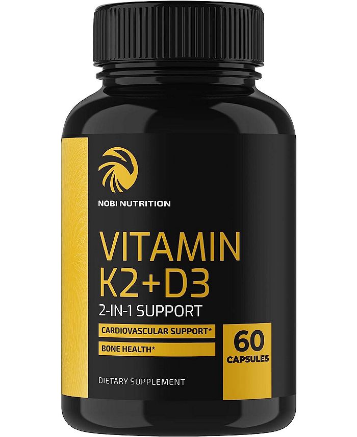 Nobi Nutrition Vitamin K2 + D3 Capsules, 60ct - Macy's