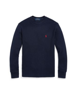 Big Boys Waffle-Knit Cotton Long-Sleeve T-shirt