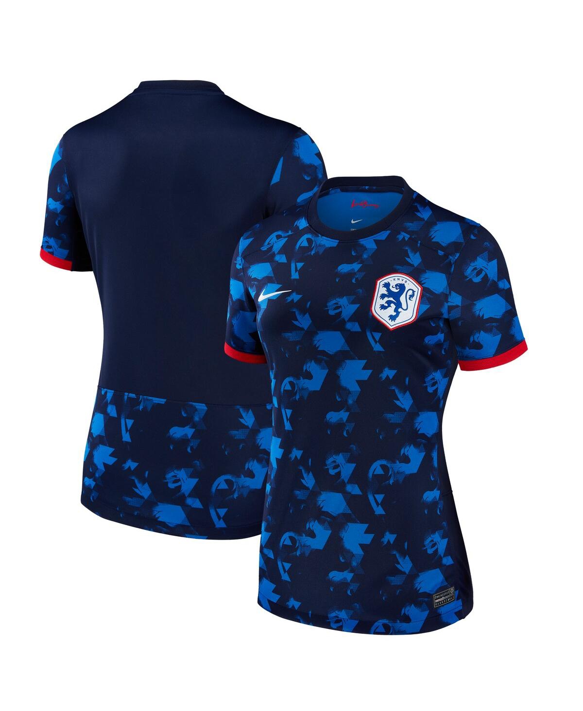 Women's NikeNetherlands Women's National Team 2023 Away Stadium Replica Jersey - Blue