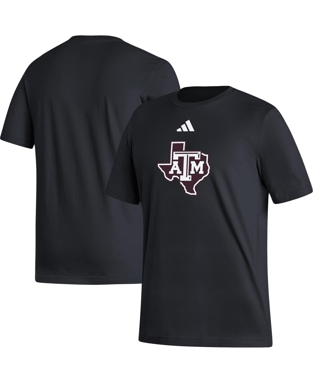 Men's adidasTexas A&M Aggies Logo Fresh T-shirt - Black