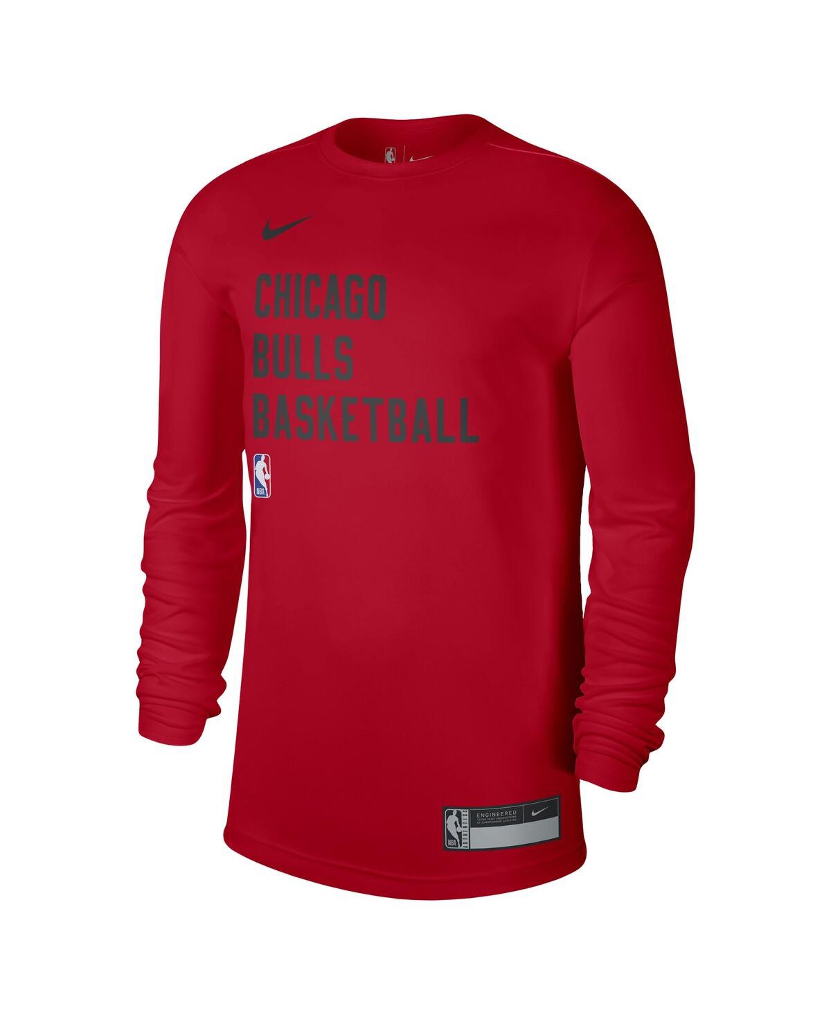 Shop Nike Men's And Women's  Red Chicago Bulls 2023/24 Legend On-court Practice Long Sleeve T-shirt