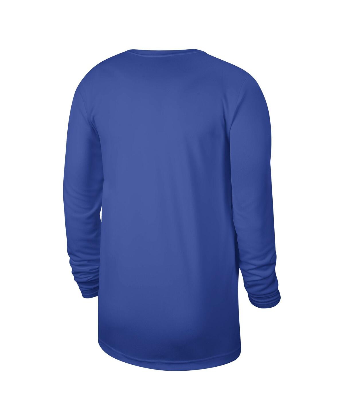 Men's and Women's NikeDallas Mavericks 2023/24 Legend On-Court Practice Long Sleeve T-shirt - Blue
