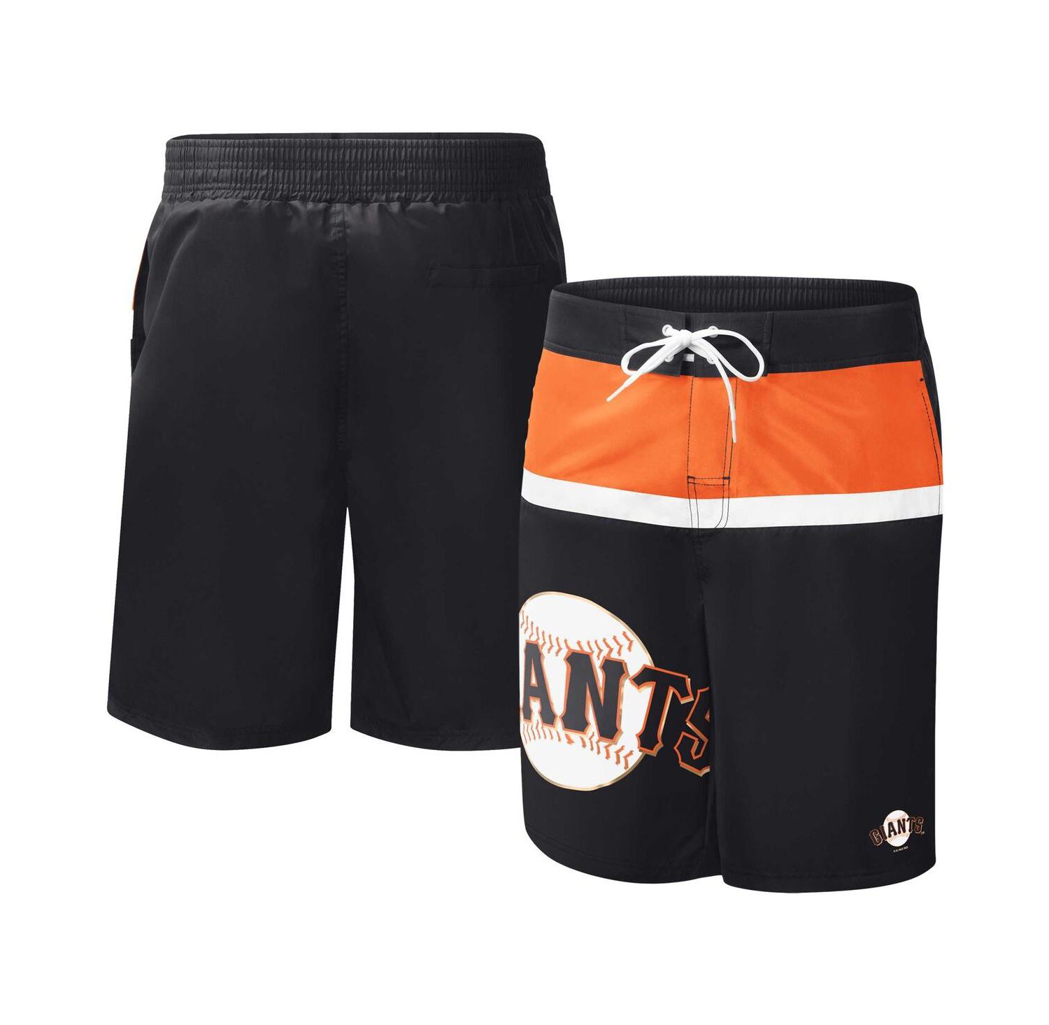 Men's Black San Francisco Giants Sea Wind Swim Shorts
