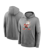 Men's Starter Heather Gray Columbus Blue Jackets Arch City Team Graphic Fleece Pullover Hoodie Size: Large