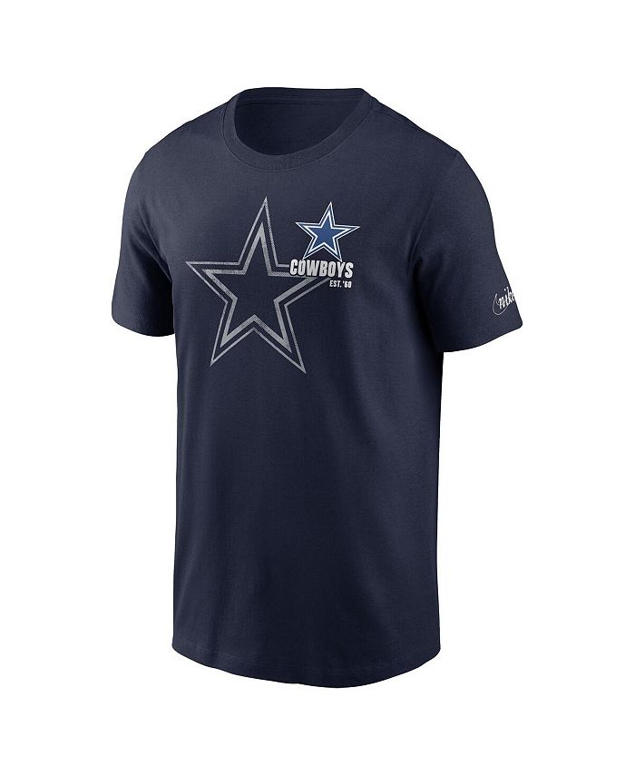Nike Men's Navy Dallas Cowboys Logo Essential T-shirt - Macy's