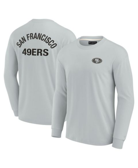Футболка Fanatics Signature Gray San Francisco 49ers Super Soft Long Sleeve