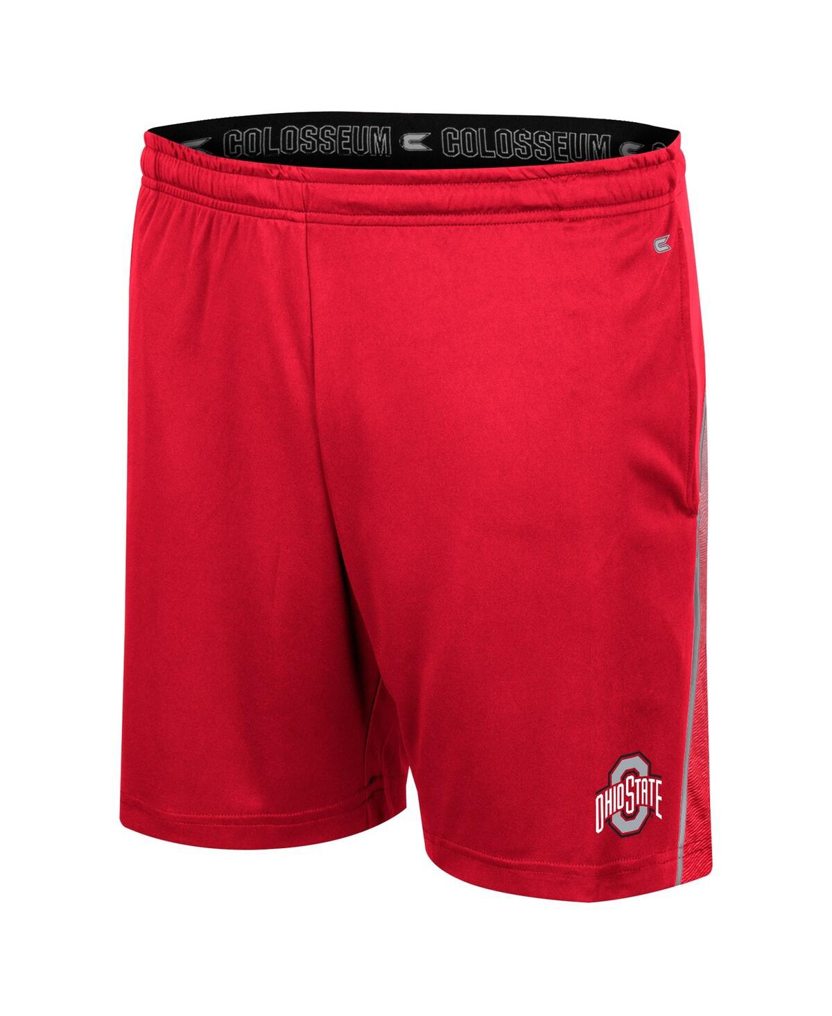 Shop Colosseum Men's  Scarlet Ohio State Buckeyes Laws Of Physics Shorts