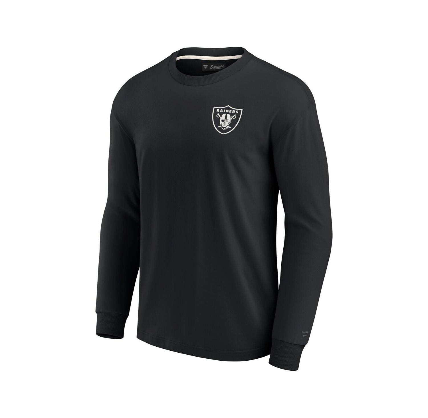 Men's and Women's Black Las Vegas Raiders Super Soft Long Sleeve T-shirt
