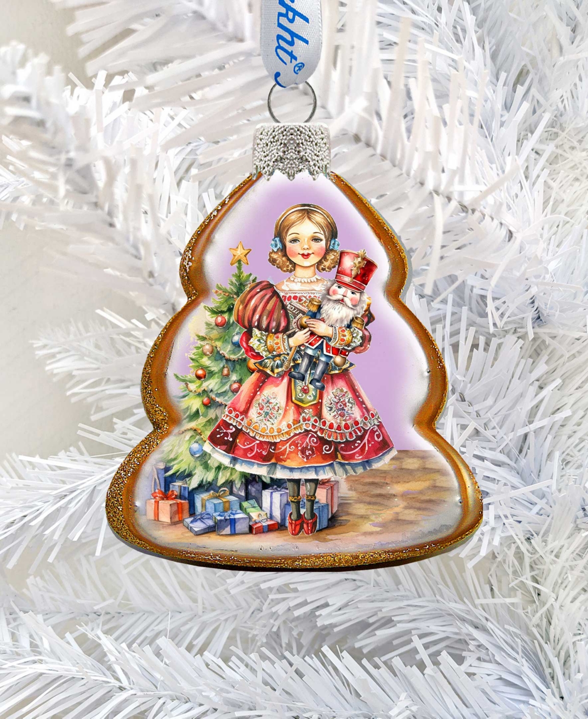 Designocracy Clara Keepsake Mercury Glass Christmas Ornaments G. Debrekht In Multi Color