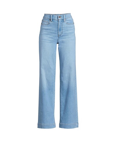 Buy MK Jeans Wide Leg Ice Blue Jeans for Women Light Blue Baggy Jeans