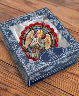 Little Angel Wreath Holiday Mercury Glass Ornaments G. DeBrekht