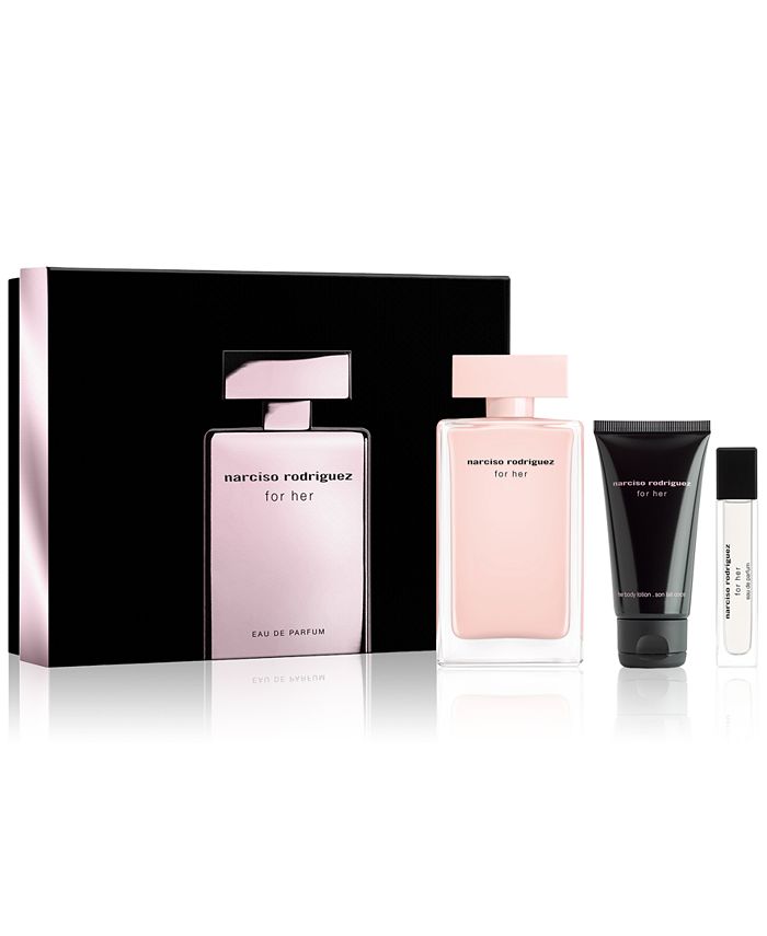 3-Pc. Parfum For Narciso Her de Set Gift Eau Macy\'s Rodriguez -