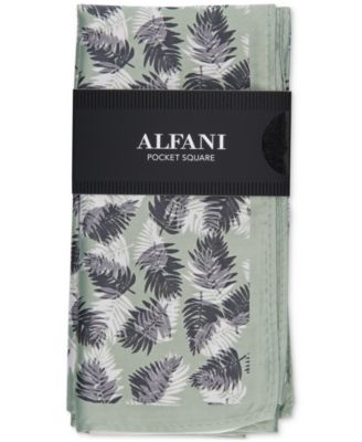 Alfani - Men's Baxley Leaves Pocket Square