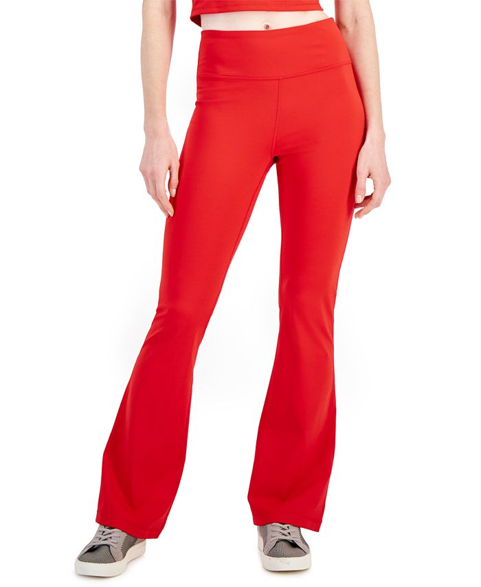 ID Ideology Women's High Rise Flare Leggings, Created for Macy's - Macy's