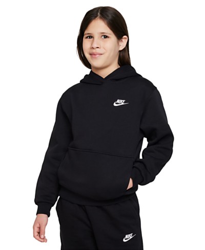 Club - Macy\'s Big Sportswear Fleece Nike Pullover Kids Hoodie