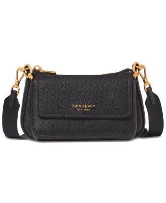 Kate Spade New York Black Leather Square good Crossbody