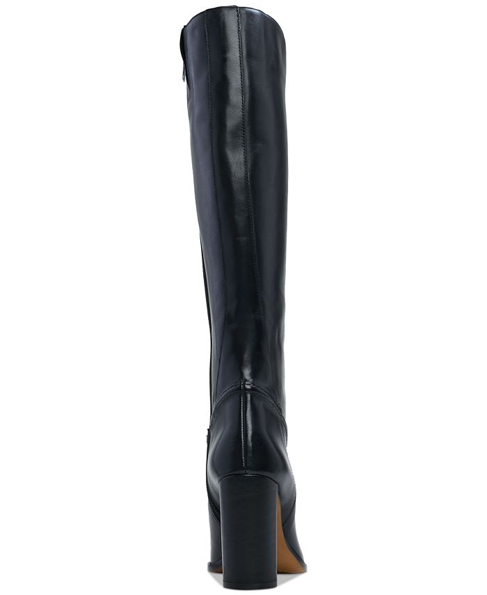 VANGELO Women Boot HF8420 Knee High Dress Boot Grey