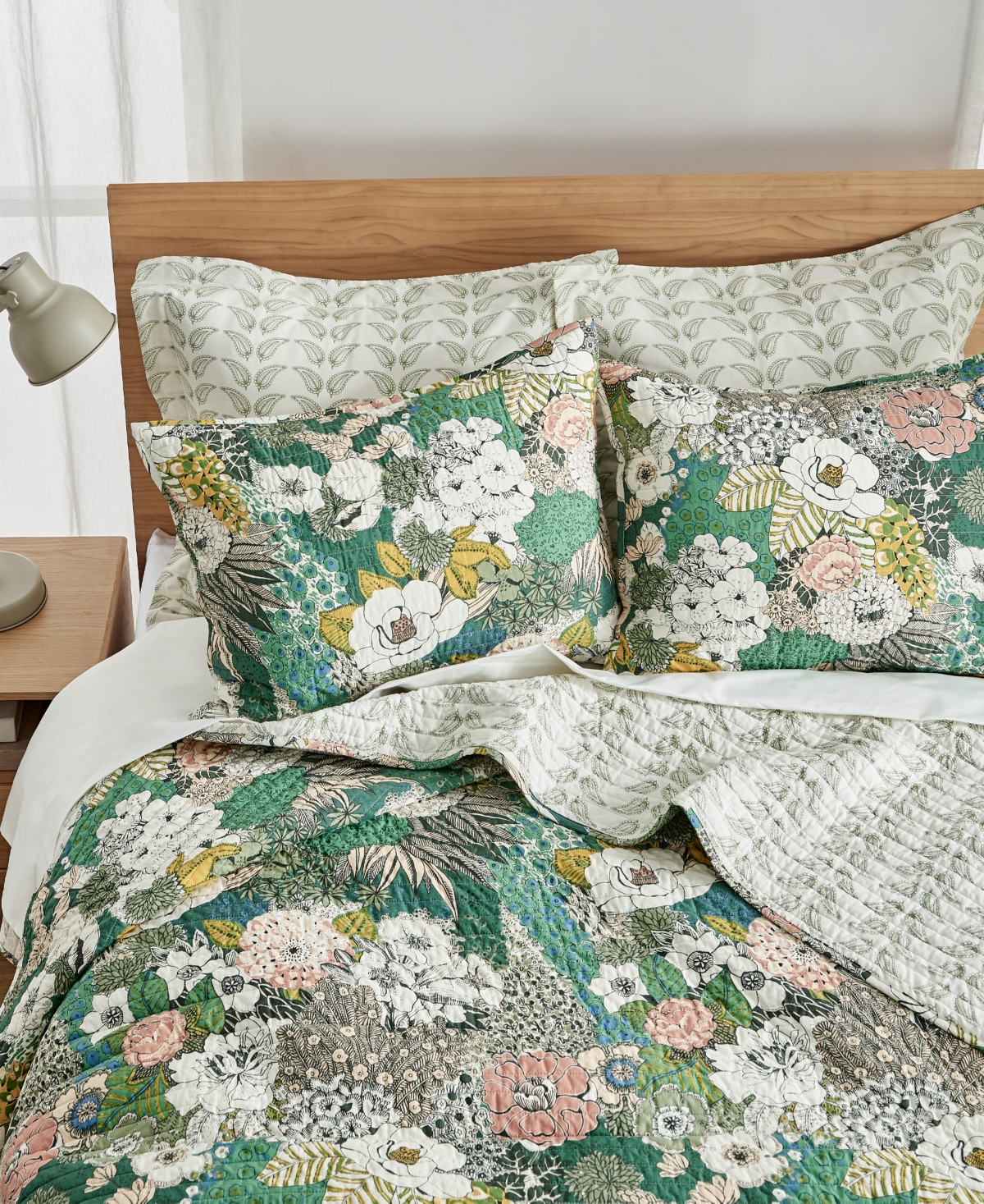 Levtex Home Bettina Reversible Quilt Sets In Green