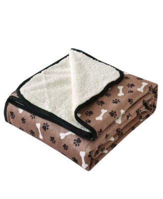 Advanced Water Resistant Pets Print Comfort Throw, 50" x 60"