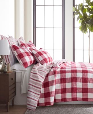 Camden Buffalo Check Reversible 3-Pc. Quilt Set, King/California King