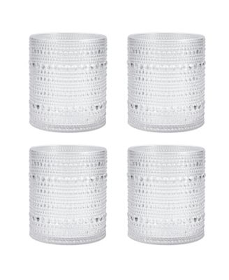 Orbetto Outdoor DOF Glasses 10 Oz, Set of 4
