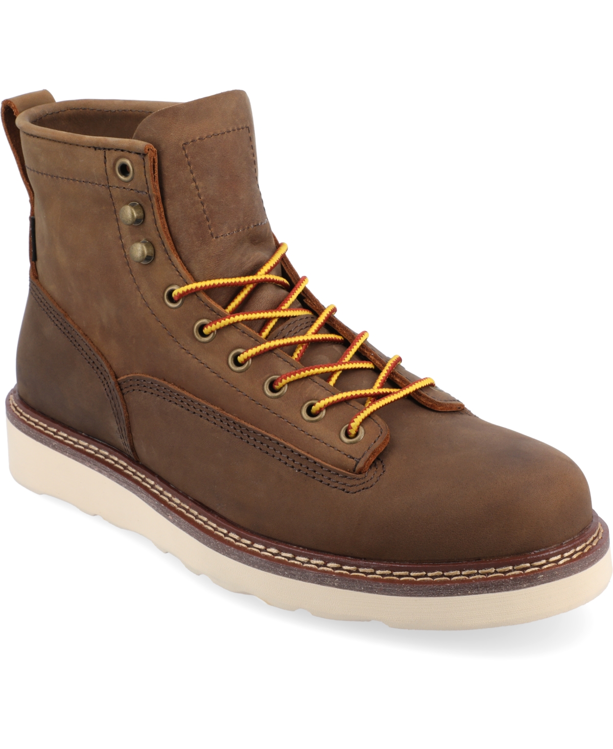 Taft 365 Men's Model 001 Lace-up Ankle Boots In Blue,brown