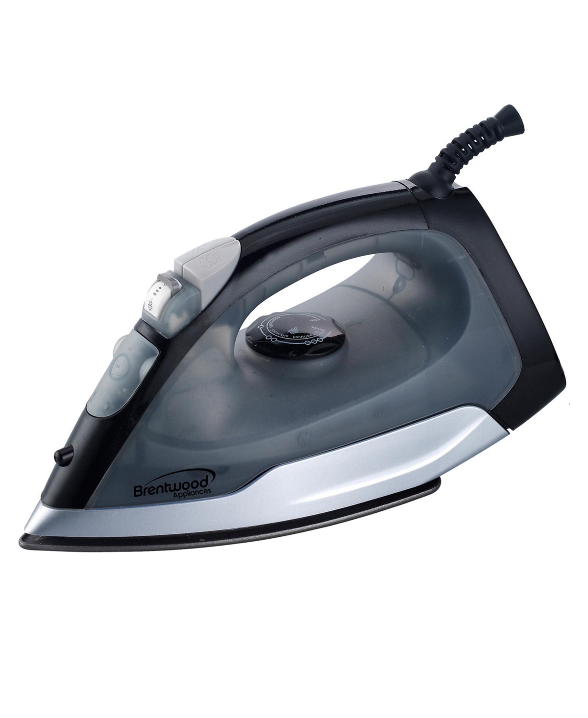 Brentwood Full Size Steam / Spray / Dry Iron in Black and Gray - Black