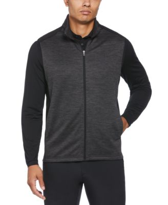 PGA TOUR - Men's Two-Tone Space-Dyed Full-Zip Golf Vest