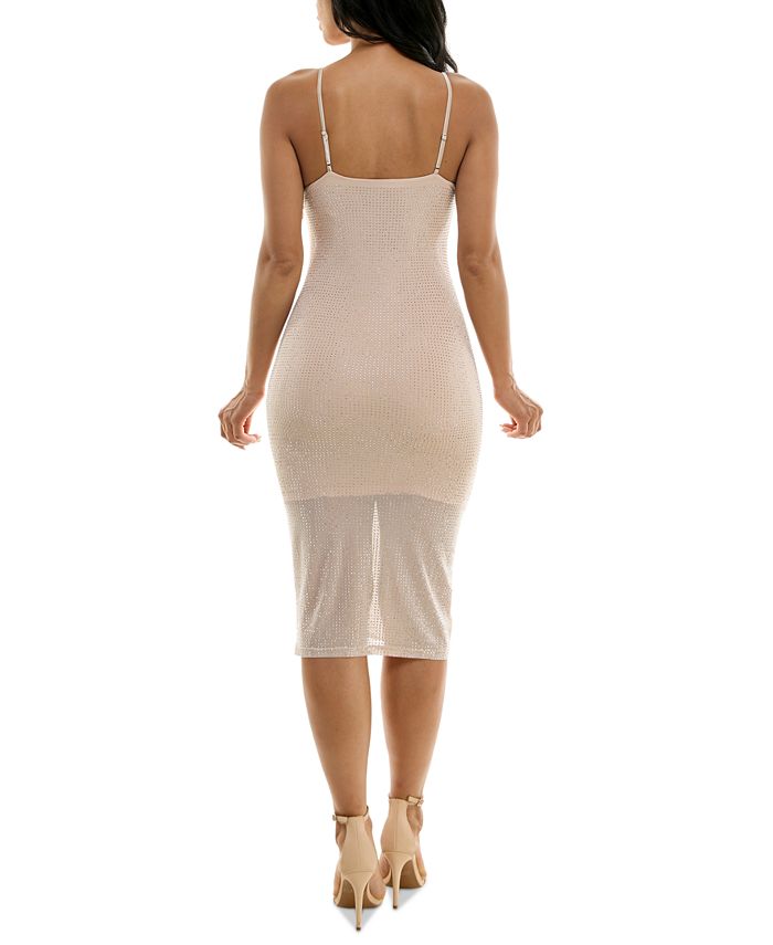 Bebe Womens Juniors Strapless Bodycon Dress Red Size Xs