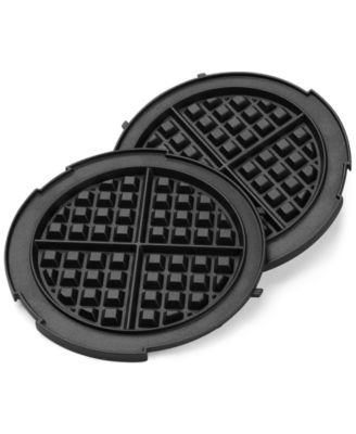 2-in-1 Classic or Belgian Removable Plate Waffle Maker WAF-RP10NAS