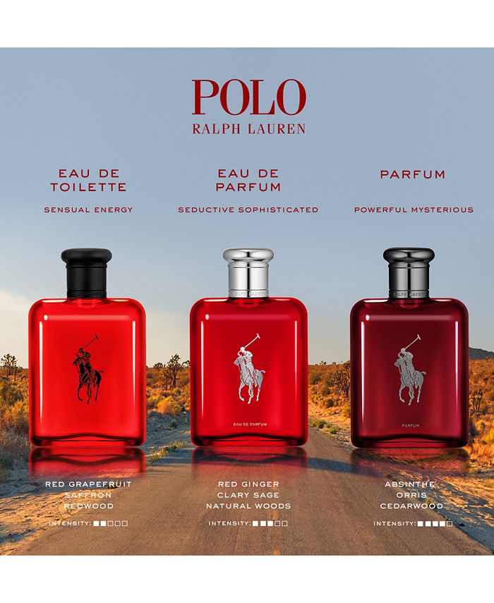 Ralph Lauren Men's Polo Red Eau de Parfum Limited Bear Edition Spray, 4.2 oz. Macy's