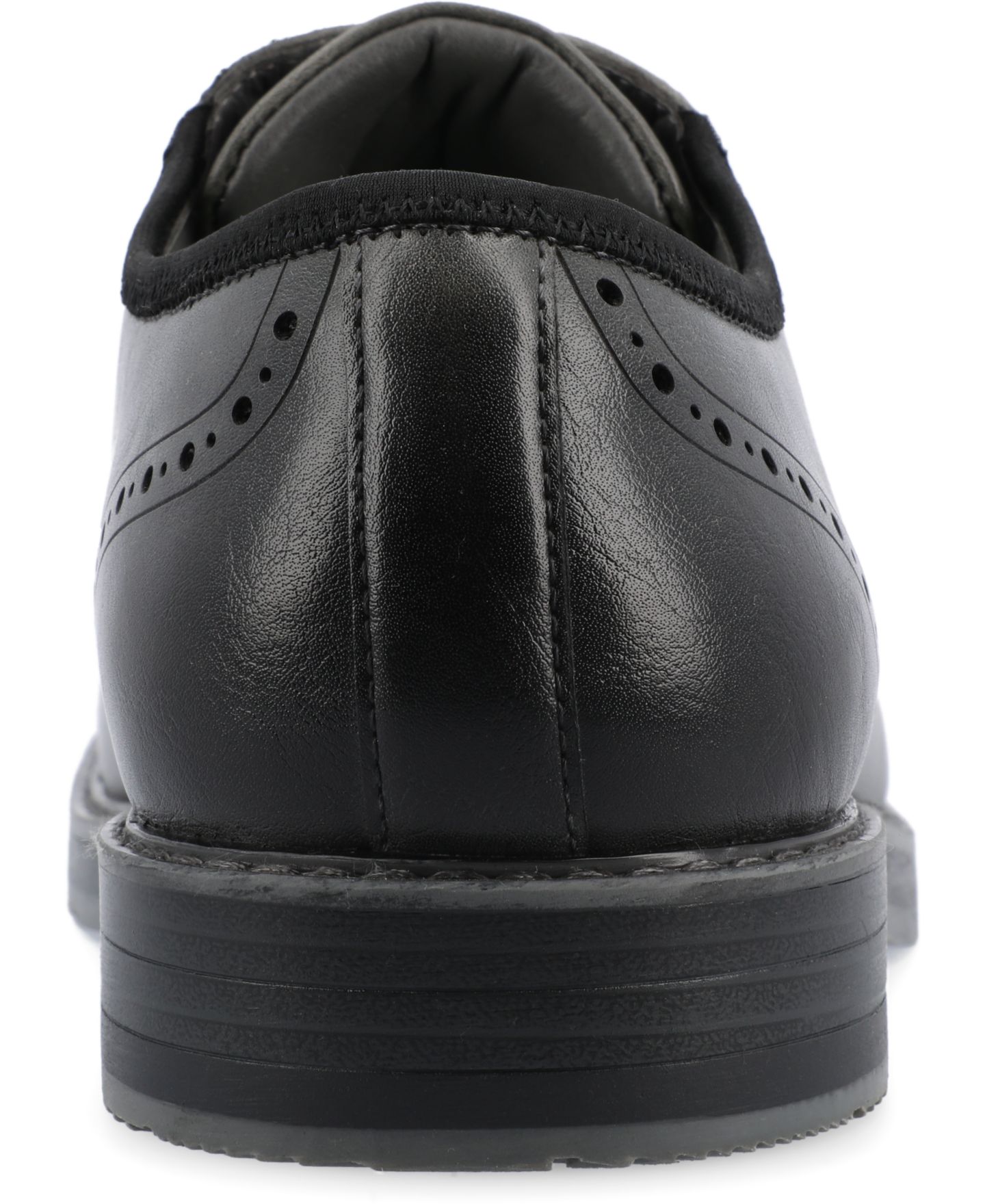 Мужские туфли Vance Co. Ozzy Wingtip Tru Comfort Foam Hybrid Dress Shoes, цвет: Угольный — фото 3