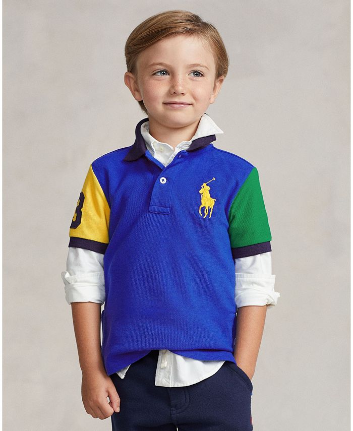 Polo Ralph Lauren Toddler and Little Boys Big Pony Polo Shirt - Macy's