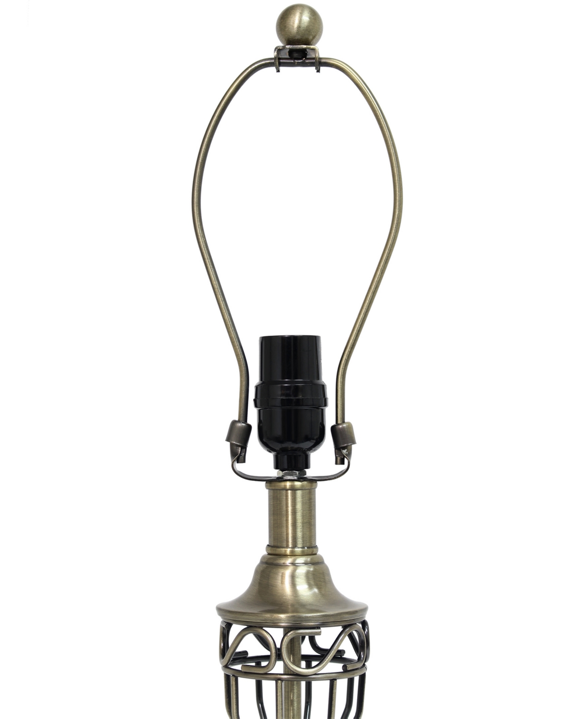 Shop All The Rages Lalia Home Roma Classic 3 Piece Metal Lamp Set In Antique Brass