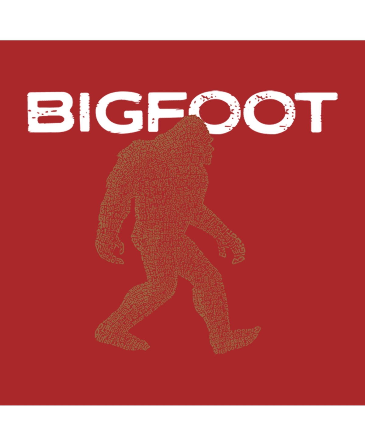 Bigfoot - Boy's Child Word Art T-Shirt