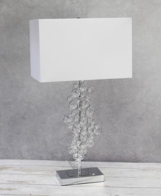 All The Rages Lalia Home Lumiluxxe 26.25" Tall Crystal Glitz And Table Lamp