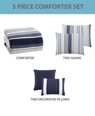 Riverbrook Home Albion 5 Piece Comforter Sets In Multi