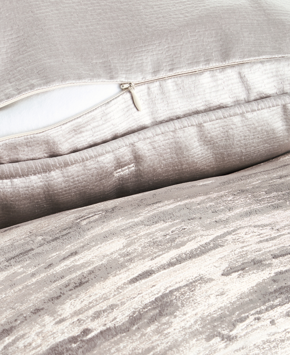 Hotel Collection Impasto Stone 3-pc. Comforter Set, King, Exclusively At Macy's In Grey