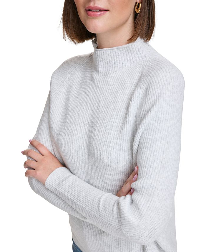 Calvin Klein Jeans Women's Funnel Neck Dolman-Sleeve Sweater - Macy's