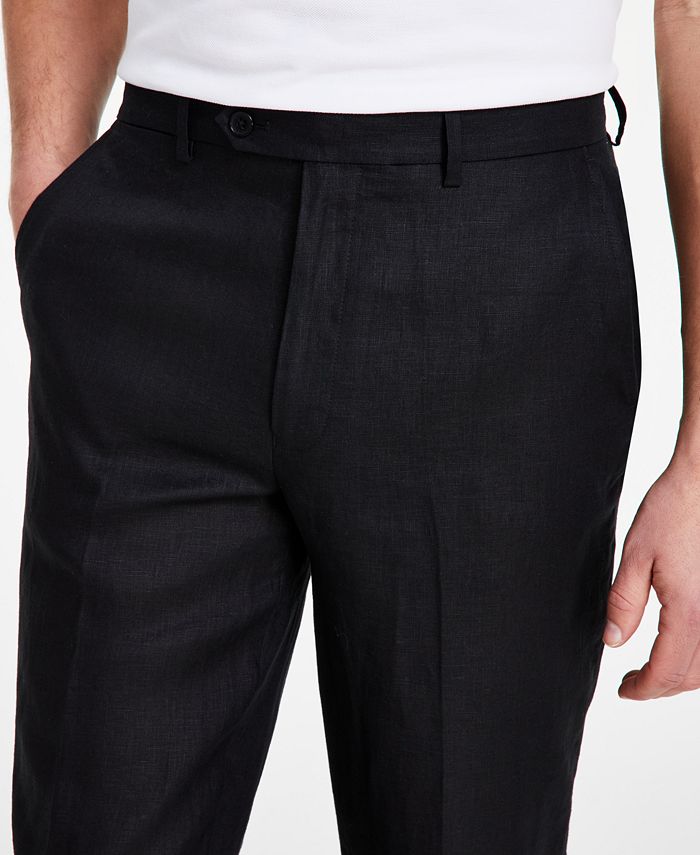 Nautica Men's Modern-Fit Linen Dress Pants - Macy's