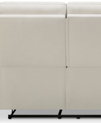 Rhodes 37.5" Top-Grain Leather Manual Recliner