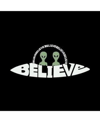Believe UFO - Small Word Art Tote Bag 2590₽