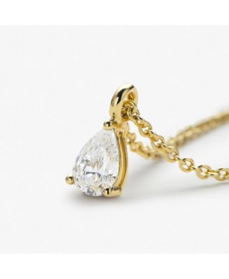 Delicate Solitaire Pendant  - Elise Pendant